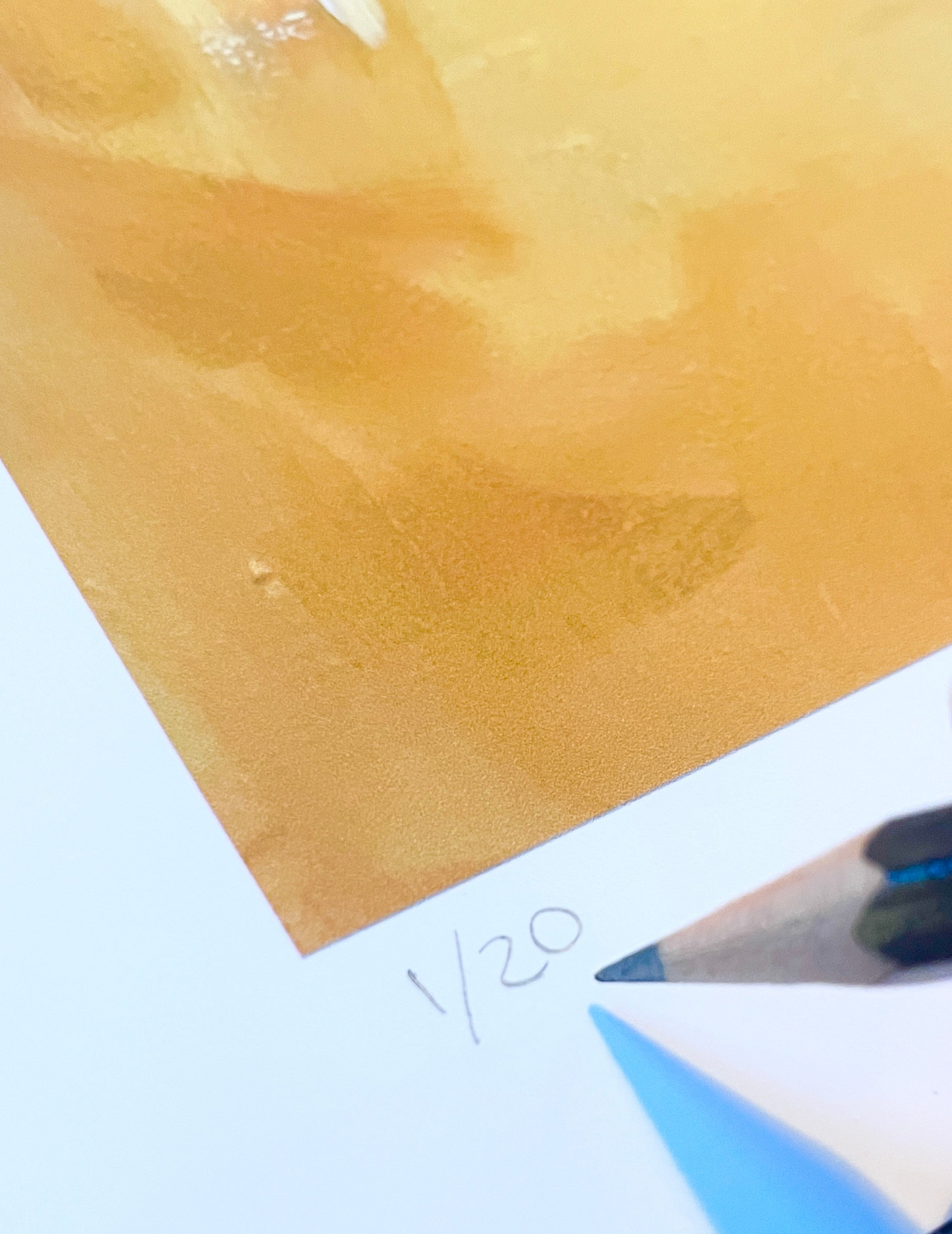 Limited edition print of "Sol i ansiktet"